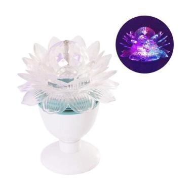 Imagem de Luminária Decorativa Led Flor de Lótus Giratória - WINCY