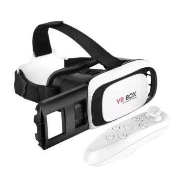 Imagem de Óculos Vr Box Realidade Virtual 3d Com Controle Remoto