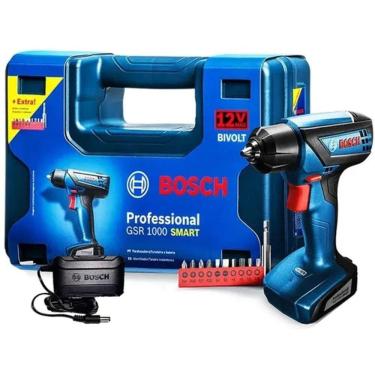 Imagem de Parafusadeira Furadeira Bosch 12v Gsr1000 Smart + Bits