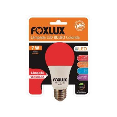 Imagem de Lâmpada LED Color A60 7W Vermelha Bivolt - Economia 80% - Ideal para J