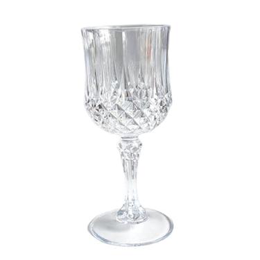 Imagem de WeiLaiKeQi Taça de vinho, taças de vinho, transparente, estilo retrô, copo de, taças de champanhe para suprimentos para festas, restaurante, casamento, Branco