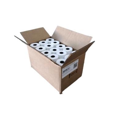 Imagem de 10 Rolos Bobina Térmica 57x22 P/Relógio Ponto Senha Comanda