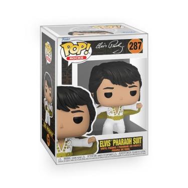 Imagem de Epic Collectibles Pop Rocks - Elvis in Pharaoh Suit Vinyl Figure Bundled with Box Protector Compatible for Funko