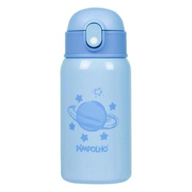 Imagem de Garrafa Térmica Pimpolho Inox 400ml Com Canudo Infantil