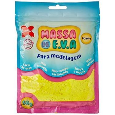 Imagem de Make+ Lisa Massa de Eva, Amarelo, 50 g