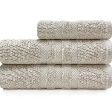 Imagem de Jogo de Toalha Vanilla Extra Soft Algodão 3 Peças Banho e Rosto Buddemeyer