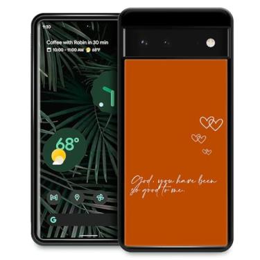 Imagem de WANKBLC Capa compatível com Google Pixel 7, proteção à prova de choque para homens e mulheres antiderrapante para Google Pixel 7 Crazy Pattern Psalm Christian God You Have Been Good to Me