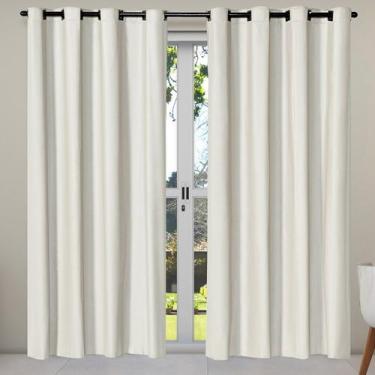 Imagem de Cortina Blackout 2,20m x 1,30m Blecaute Corta 100% A Luz para Sala Qua