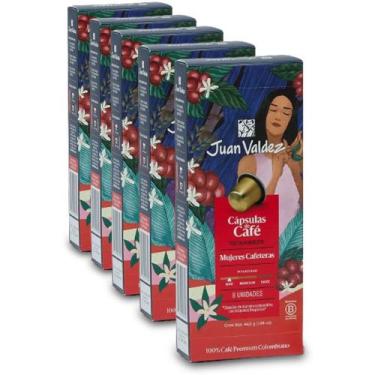 Imagem de 40 Cápsulas Nespresso Café Juan Valdez Mujeres Cafeteras