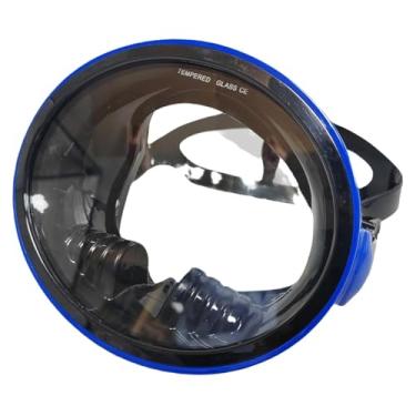 Imagem de Dynwave Máscara de natação óculos subaquáticos óculos de mergulho lentes transparentes à prova de vazamento visão ampla equipamento compacto, Quadro Azul