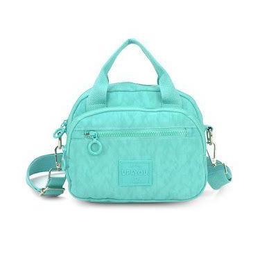 Imagem de Bolsa Feminina Tactel Up4You Divisórias e Alça Regulável, Verde claro