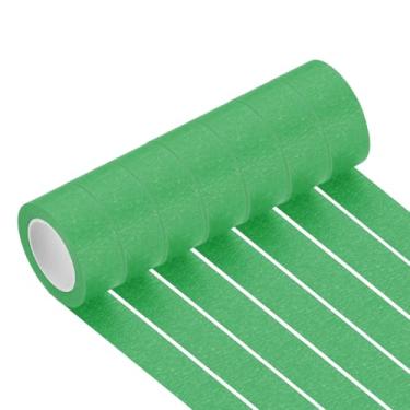 Imagem de PATIKIL Fita adesiva verde escura 2,5 cm x 35 m, 7 rolos de código de cores etiquetagem para pintura de parede e organização de laboratório de ciências