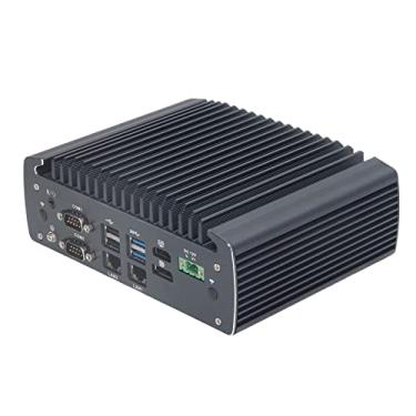 Imagem de Naroote Mini Computador Industrial, 100-240V Quad Core Quatro Hilos Disipação de Calor PC PC Industrial HD Tela de Interface Múltipla para Logística e Transporte (Plugue dos EUA 100-240V)