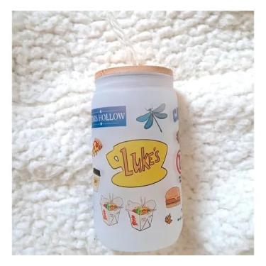 Imagem de Copo Com Canudo Aesthetic Da Série Gilmore Girls - Luke