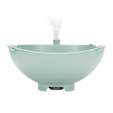 Imagem de Zhjvihx Banho de Pássaro Solar -Fonte, Pendurado 2l Capacidade de água Viva Circulação Solar Fonte de Pássaro Bath Bather Bowl Com Corda Pendurada, para Budgerigar, Agapornis, Cockatiel