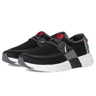 Imagem de Hey Dude Sapato masculino Sirocco M Active Slip-On, Preto/branco, 38