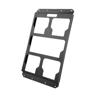 Imagem de Bothyi Placa de base modular para armazenamento de ferramentas 38 cm x 21 cm, meia placa resistente para parede, piso, painel Molle, instalação rápida e