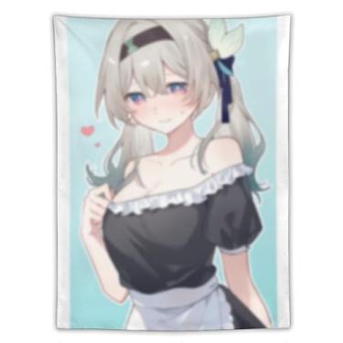 Imagem de LIEGBMEU Sexy Bikini Hot Anime Girl Tapeçaria 152.4 cm x 203.2 cm Interior Exterior Wall Quilt Art Decoração de Tapeçaria Caprichosa, AF167