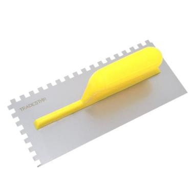 Imagem de Desempenadeira Aço Dentada 12 x 28cm Cabo Plástico Tradestar