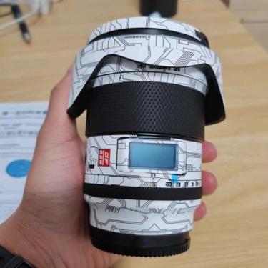 Imagem de AF 16 1.8 Anti-Scratch Camera Lens Sticker Coat Wrap Protective Film Skin Cover para Viltrox AF 16 mm F1.8 adequado para Sony Mount (Circuit White)