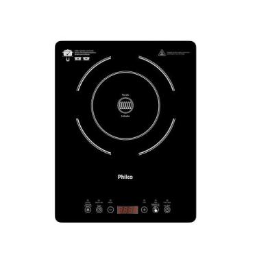 Imagem de Cooktop De Indução Portátil 1 Boca Philco PCT10A Display Digital Paine