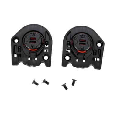 Imagem de Generic 2x Bases para viseiras de capacete de motocicleta, acessórios para bases de proteção de capacete, peças de reparo de motocicleta, mecanismo, kit de