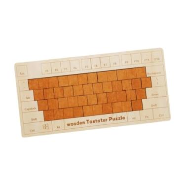 Imagem de menolana Quebra-cabeças de madeira para crianças, quebra-cabeças montessori 3d iq, haste de brinquedo educacional, quebra-cabeças para meninas, presente