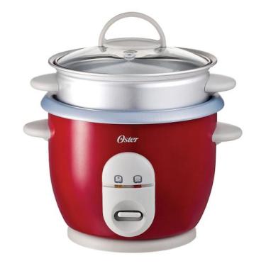 Imagem de Panela Elétrica Para Arroz Facile Vermelha Oster, 110V