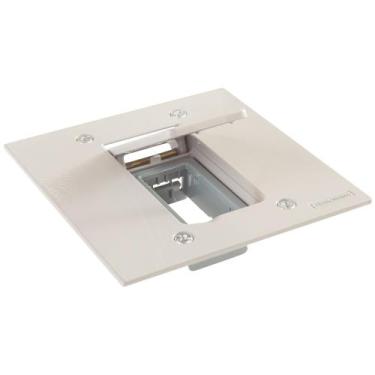 Imagem de Tampa 1 Posto 4x4 para Piso Tramontina Modular Cinza