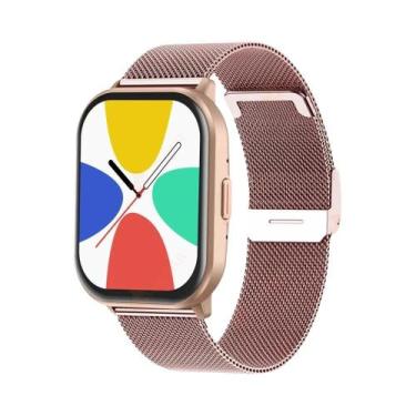 Imagem de Relógio Inteligente Feminino 2025 De 2,04 Polegadas Com Chamada Blueto