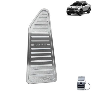 Imagem de Descanso de Pé Fiat Toro Ultra 2016 A 2021 Aço Inox Prata