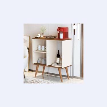 Imagem de Cantinho Do Café Buffet Aparador Axios Modelo Retrô Nichos - Enova Móv