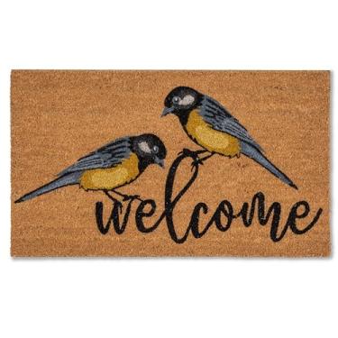 Imagem de Abbott Capacho Collection Bird Welcome - Tapete de fibra de coco com suporte de PVC - (45 x 76 cm)