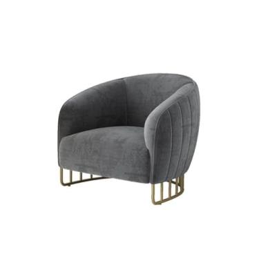 Imagem de URGDWEKJY Sofá cadeira, estilo europeu, poltrona, sofá único, leve, luxuoso, recepção, loja de roupas, sofá pequeno, cadeira de negociação, sofá preguiçoso, sala de estar, sofá (C)