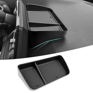 Imagem de OUSUWO Bandeja organizadora de console central compatível com acessórios Toyota RAV4 e Prime 2019-2025, caixa de armazenamento de painel (serve apenas para tela multimídia de 8 polegadas) para