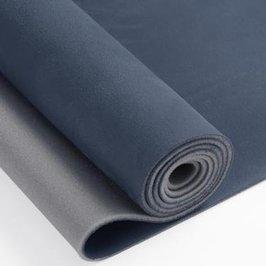 Imagem de otoez Tecido de camurça com material de suporte de espuma 152 cm x 91 cm Tecido de microfibra de camurça automotivo/doméstico para reparo de reposição de interior de carro RV barco DIY (azul, 152 cm x