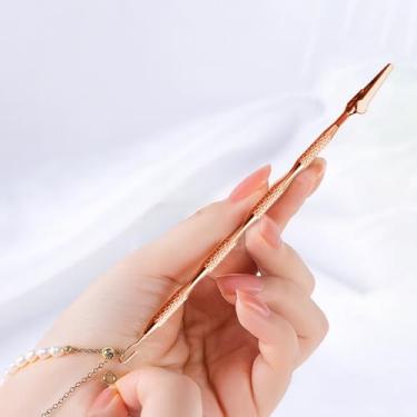 Imagem de Ferramenta auxiliar de pulseira – Gancho de fixação para fechos de joias, fácil de colocar, ideal para correntes finas e pulseiras (ouro rosa)