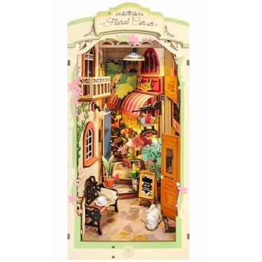 Imagem de Kit de Montar Floral Corner Book Nook Diorama para prateleira Hands Craft Rolife