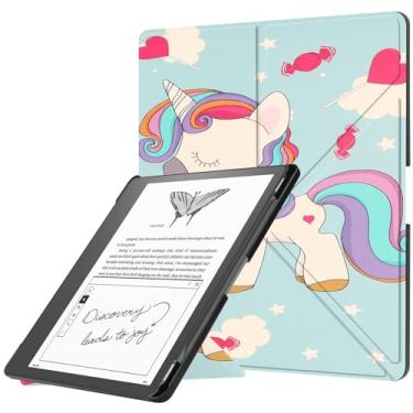 Imagem de Akacy Capa com padrão pintado para o novo Kindle Scribe de 10,2 polegadas - Capa leve de couro PU com hibernar/despertar automático para Kindle Scribe 10,2 polegadas 2022 e 2024 E-Reader (12)