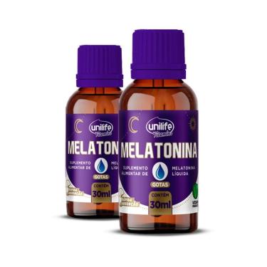 Imagem de Kit 2 Melatonina Em Gotas Unilife 30ml