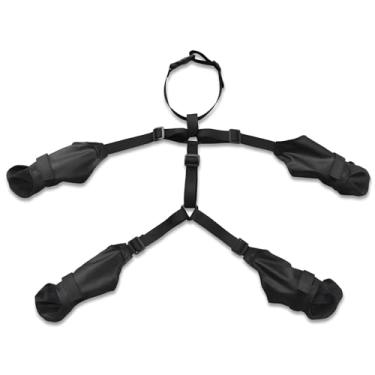 Imagem de Suspensórios de botas de cachorro à prova d'água, botas de chuva e inverno ajustáveis, sola antiderrapante, proteção de pata confortável para todas as estações