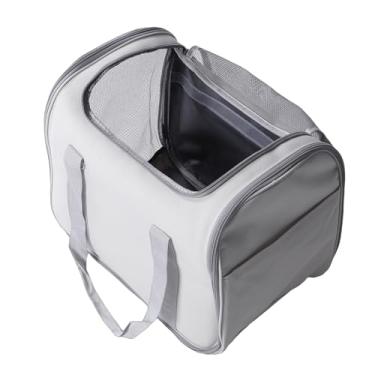 Imagem de Jiawu Bolsa de Transporte para Gatos com Alça de Ombro e Almofada Removível, 29 x 35 x 42 cm, Ideal para Animais de Estimação com Peso Inferior a 7 kg (Tipo quente de inverno)