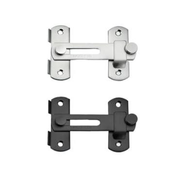 Imagem de Fechadura de porta doméstica fechadura de porta deslizante fivela acessórios de hardware de porta de perfuração (G)