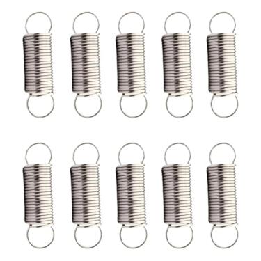 Imagem de Mola de Aço Inoxidável para Cerca Elétrica, 10 Unidades, 3,8 cm Comprimento, 1,0 cm Diâmetro, Ajuste Preciso, Pressão 2 kg