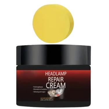 Imagem de Kit de restauração de farol - creme de limpeza de reparo de revestimento de farol automotivo | Composto de longa duração para caminhão veículo resina vidro detalhamento lente luzes traseiras janela