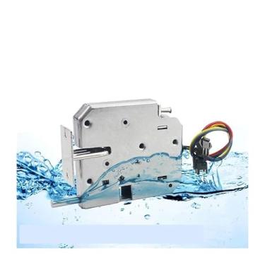 Imagem de Trava eletromagnética para máquina de lavar XG07D DC12V com interruptor de sinal de feedback trava de controle de geladeira OROAOBOMT