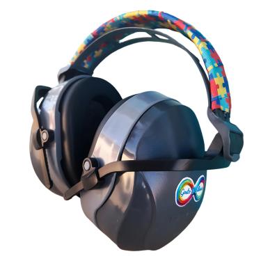 Imagem de Abafador de Ruido Cinza para Autistas 26 DB crianças e adolescentes