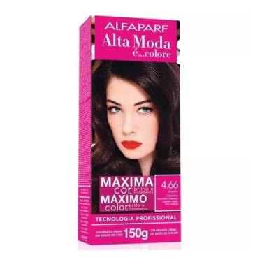 Imagem de Coloração 4.66 Castanho Vermelho Intenso Alta Moda 150G