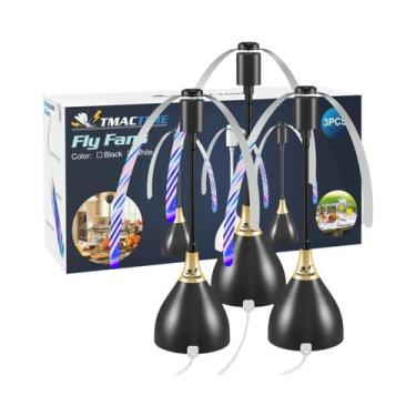 Imagem de Ventiladores USB Para Mesas 2 3pcs Repelente Eficaz De Moscas Com Lâmi