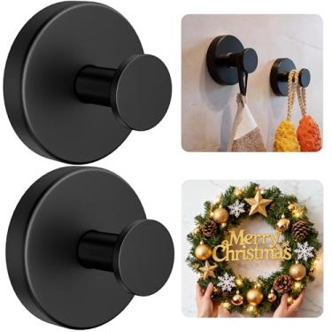 Imagem de luckin smile Ganchos de ventosa para chuveiro, ganchos de banheiro sem perfuração para toalhas, roupões, bucha montáveis em paredes de banheiro, cozinha, vidro, espelhos, azulejo e superfícies lisas